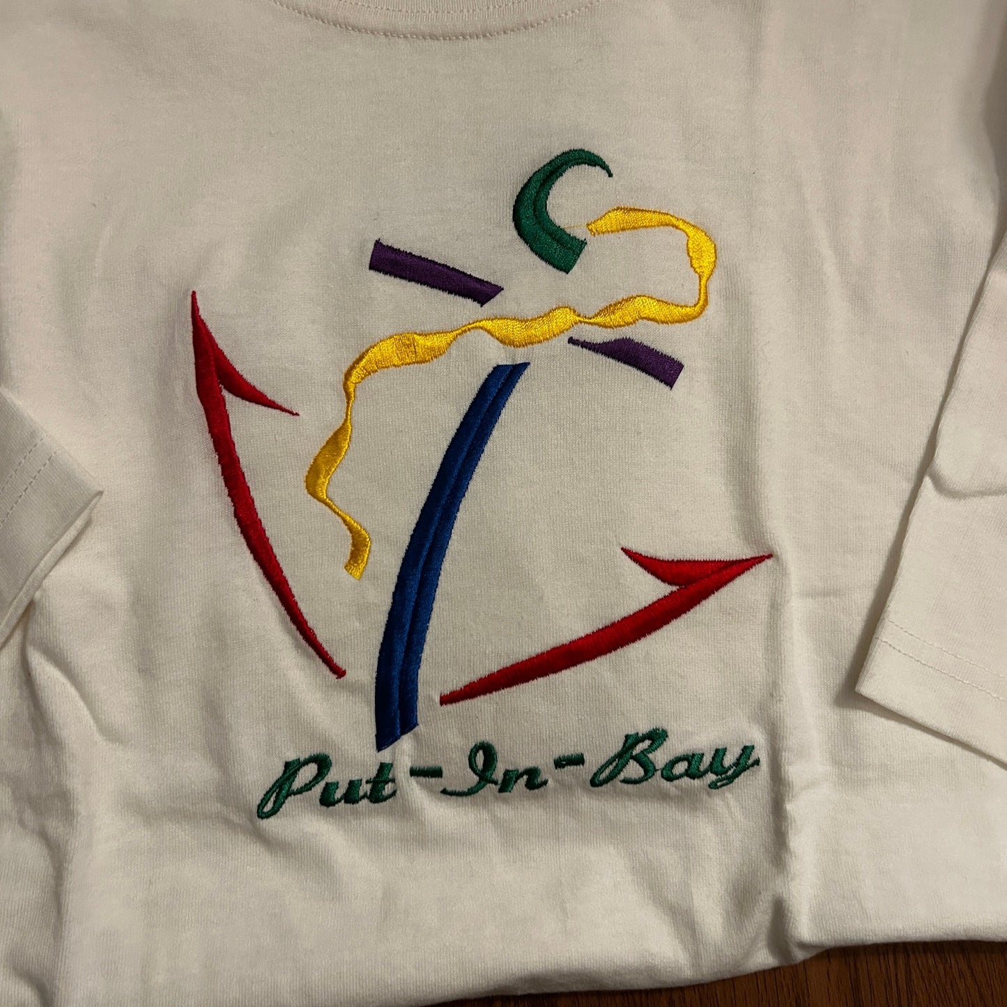 NWT Put-In-Bay Embroidered Souvenir T-Shirt - Time Square Sportswear - XL