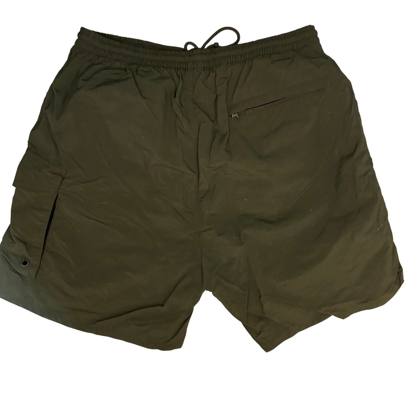 Vintage Bimini Bay Sportswear Swim Trunks, 100% Quick-Dry Nylon, Men’s M, Green
