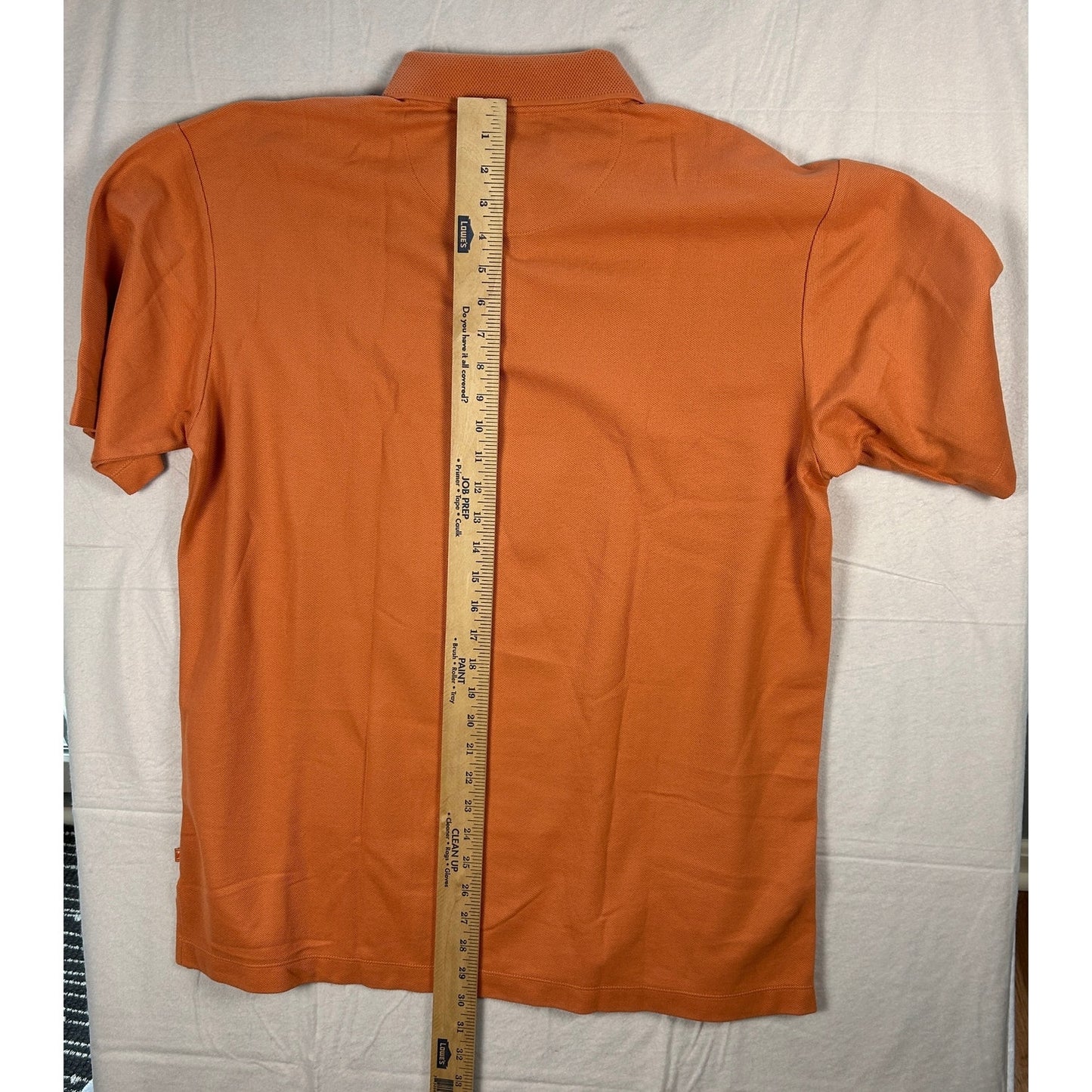 Tommy Bahama Men’s Coral Orange Polo Shirt - Size Large - Cotton Blend - Island Life Casual