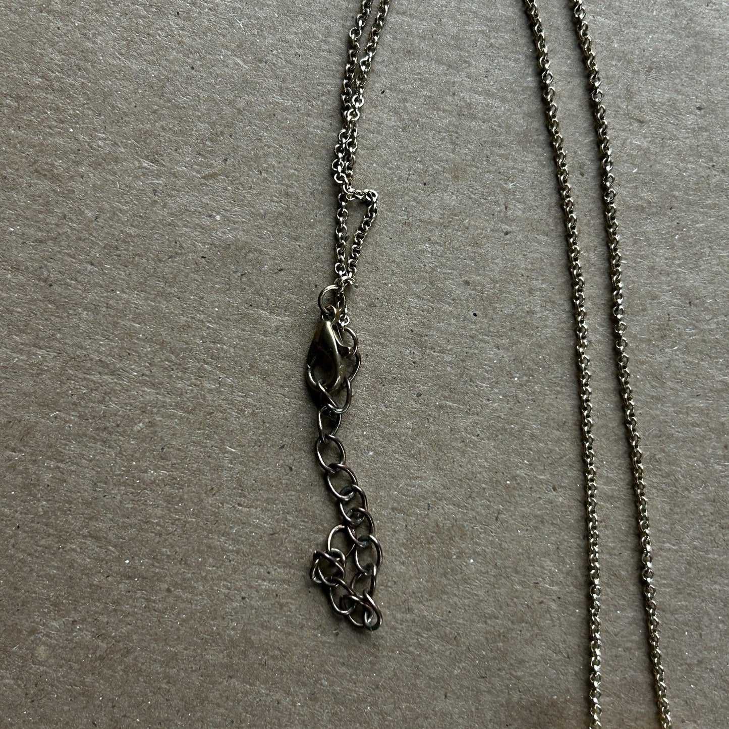 Gold Tone Star Charm Pendant Necklace, Adjustable Cable Chain, Lobster Closure