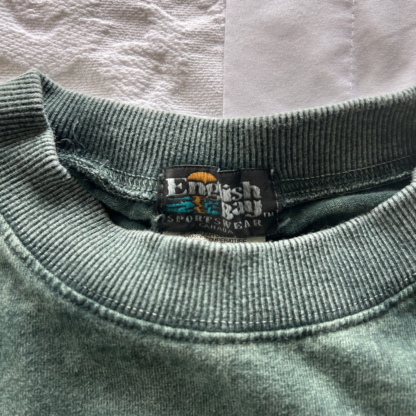 Vintage Tobermory Scuba Diving T-Shirt | Large | Washed Forest Green | Nautical
