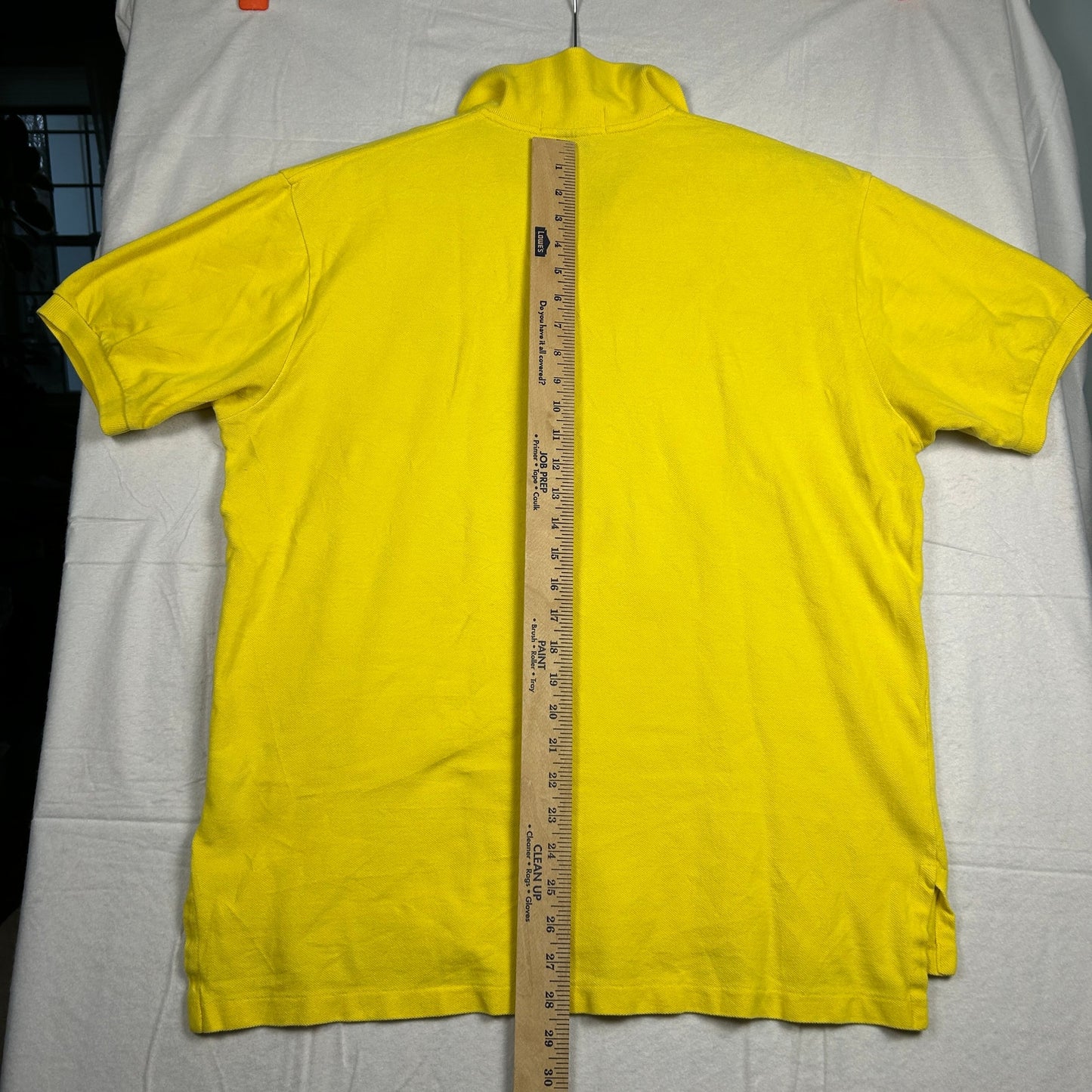 Vintage Polo Ralph Lauren Men’s Pique Polo Shirt - Canary Yellow - Size Large