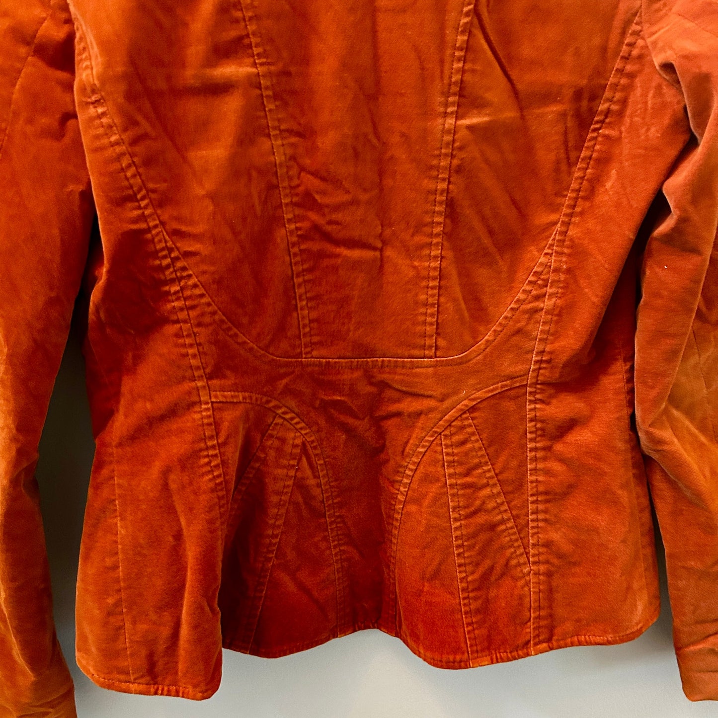 Armor Jeans Women’s Small Burnt Orange Velvet Blazer