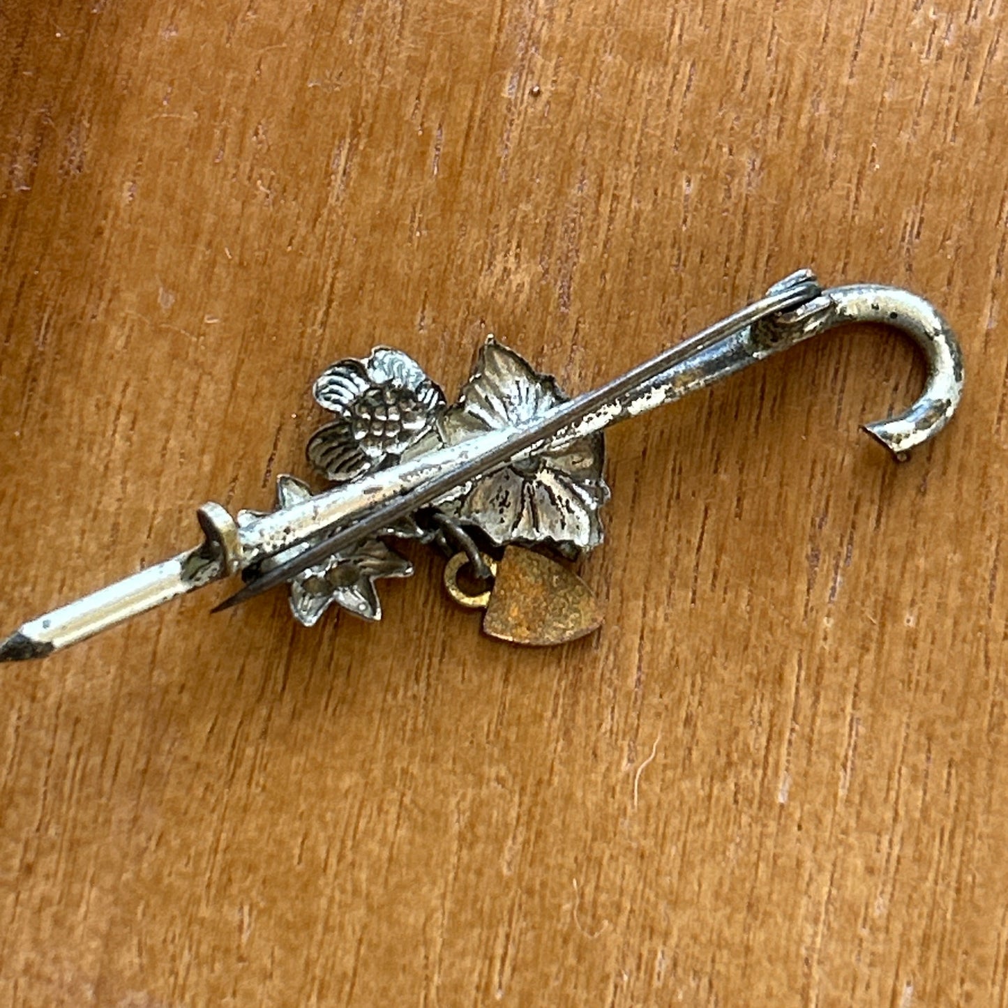 Vintage Enamel Swiss Floral Cane Brooch | Edelweiss, Gentian & Alpine Rose Charm Pin