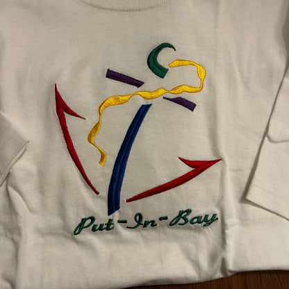 NWT Put-In-Bay Embroidered Souvenir T-Shirt - Time Square Sportswear - XL