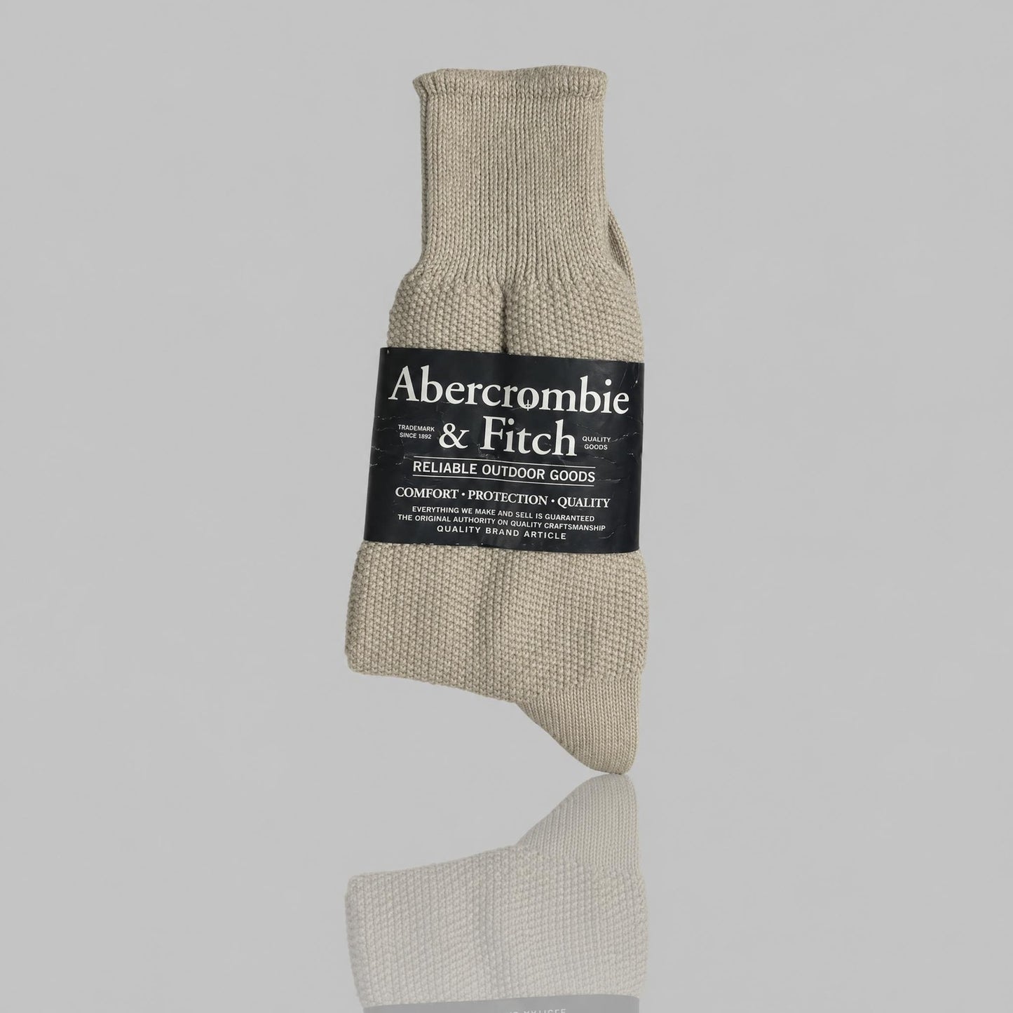 Vintage Abercrombie & Fitch Reliable Outdoor Goods Socks Deadstock Made in USA