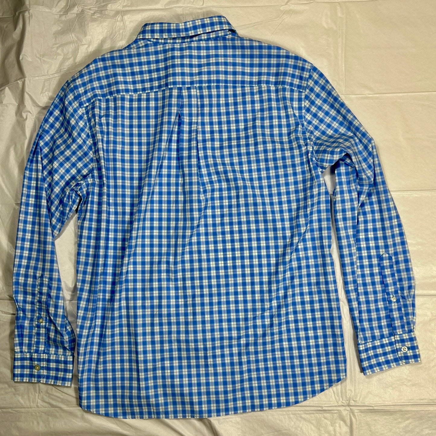NWT Vineyard Vines On-The-Go Lightweight Plaid Button Down Size L, Classic Fit