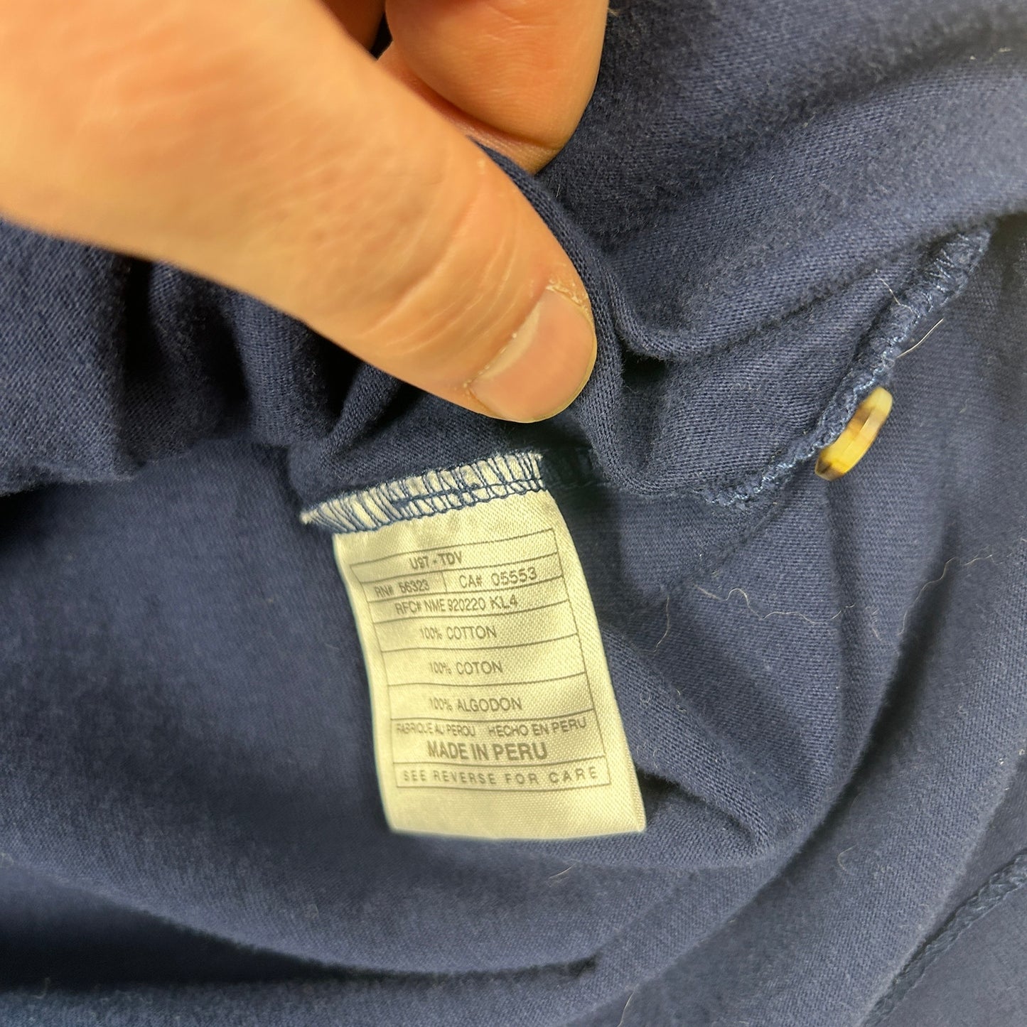 Vintage Nike Golf Men’s Polo Shirt, Navy Blue, Indian River Plantation, Large