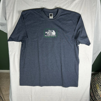 The North Face "Fine Alpine Equipment" Graphic Tee - Men’s XXL - Heather Navy Blue