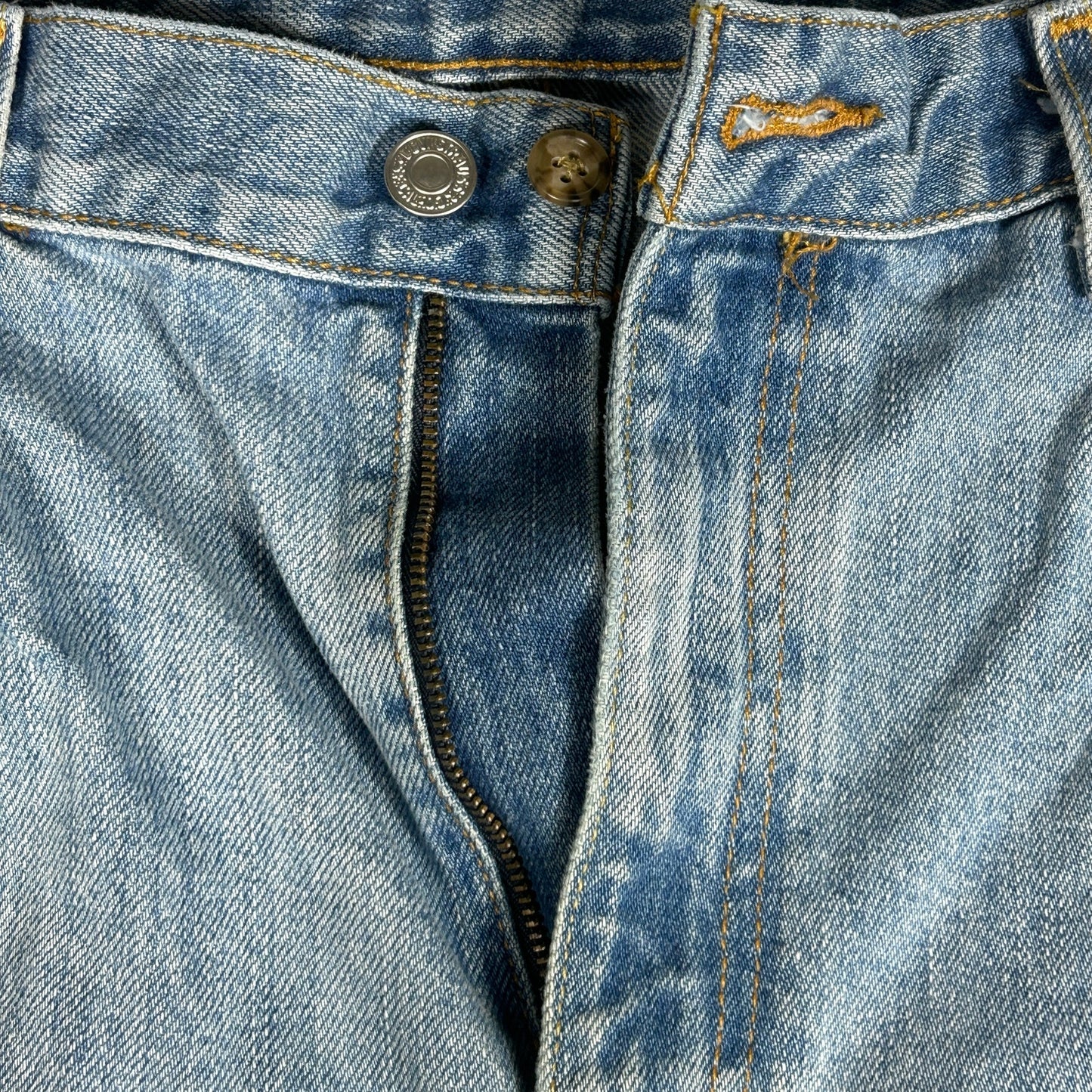 Levi's 505 Regular Fit Men's Jeans - 36x30 - Authentic Worn Vintage Wash Denim