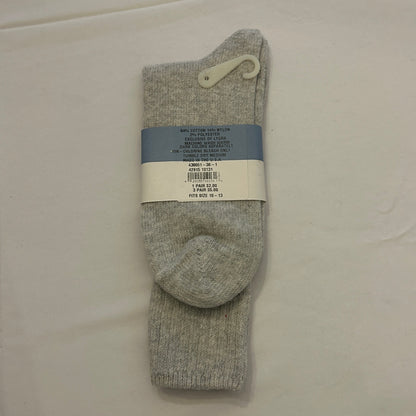 Vintage Old Navy Clothing Co. Crew Socks - Size 10-13 - NWT - Beige Marled