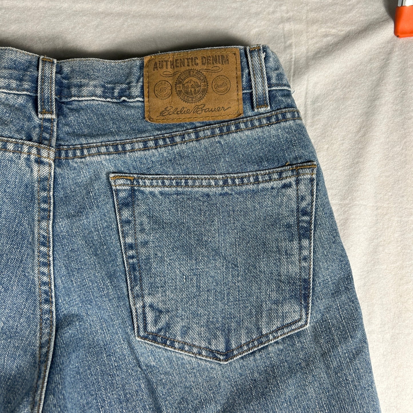 Eddie Bauer Classic Fit Straight Leg Jeans - Medium Wash Denim - Men’s 35 x 30