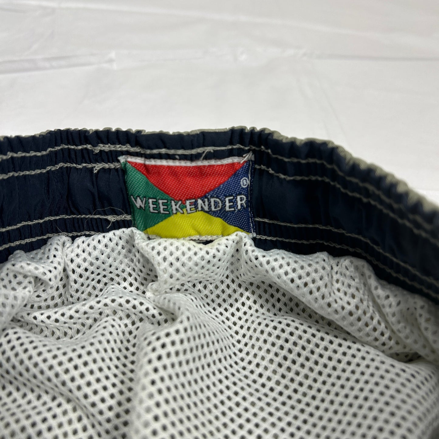 Copied - Vintage 90s Weekender Men’s Swim Trunks, Medium, 100% Nylon, Brown, Retro Sport