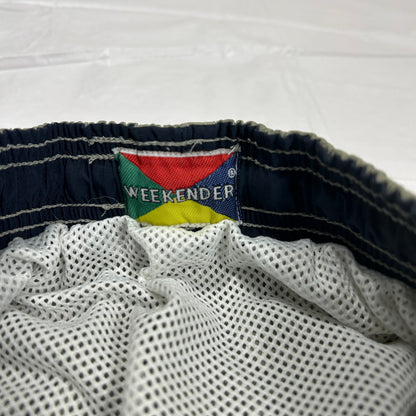 Copied - Vintage 90s Weekender Men’s Swim Trunks, Medium, 100% Nylon, Brown, Retro Sport