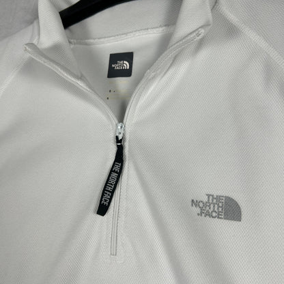 The North Face VaporWick Quarter-Zip Pullover Men's Large White Active Layer