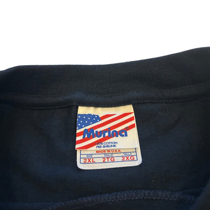 United States Navy Logo T-Shirt, 2XL, Two-Sided USA Flag Graphic, NWT