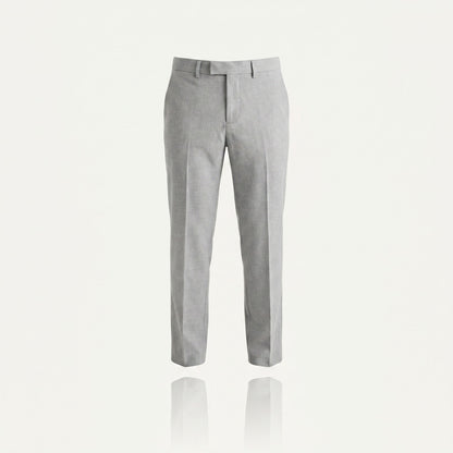 NWT Haggar Men's Super Flex Waistband Dress Pants - 32x30 - Heather Gray