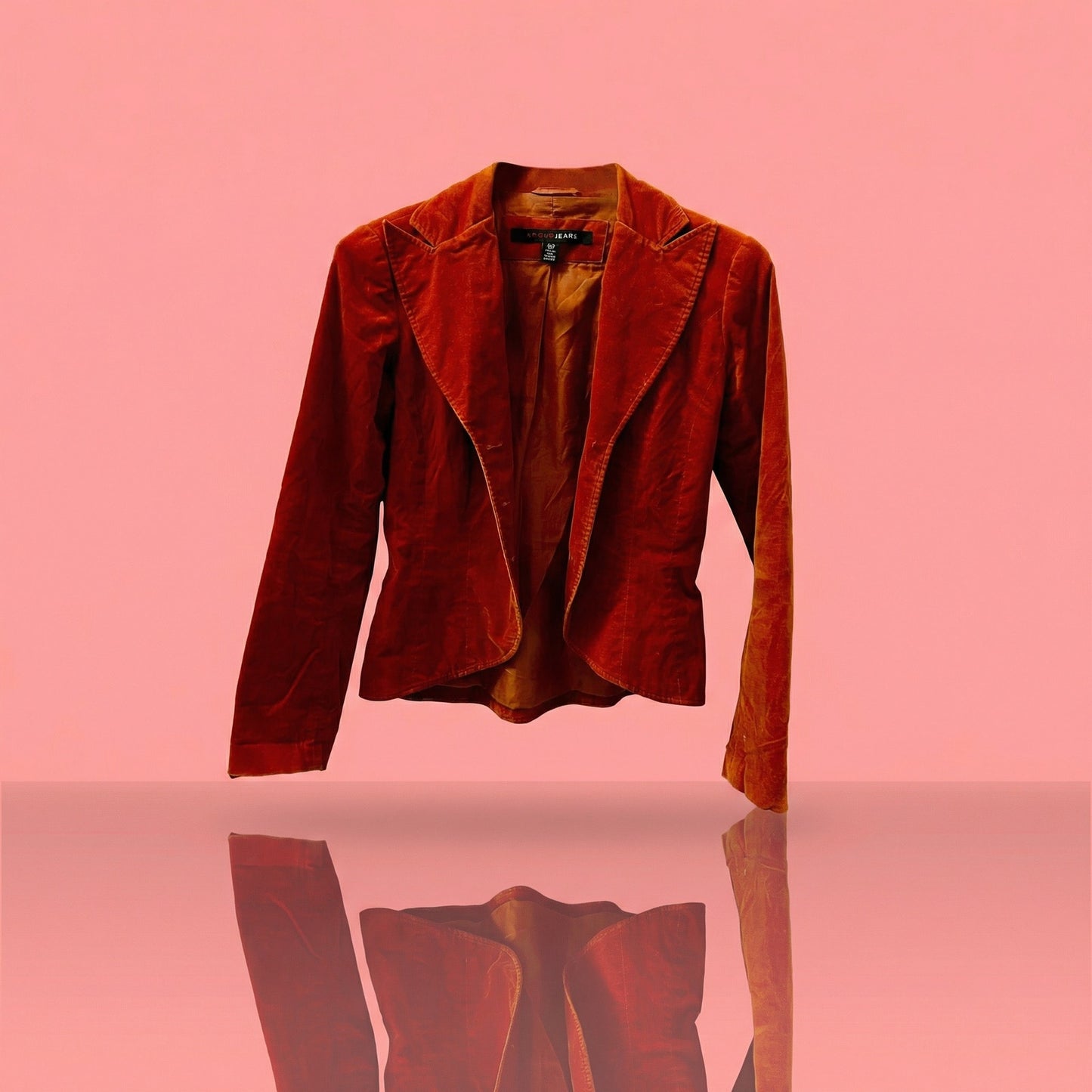 Armor Jeans Women’s Small Burnt Orange Velvet Blazer