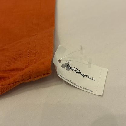 NWT Walt Disney World "Mickey in Paradise" Orange Polo Shirt | Medium | Cotton