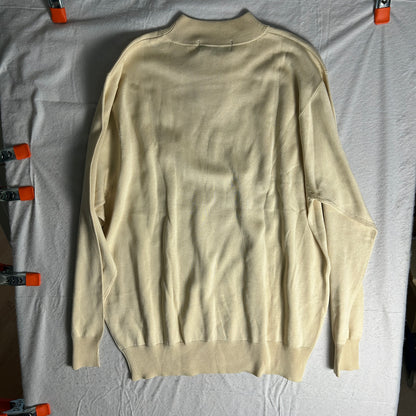 Sun Moda Resortwear Annapolis Silk Blend Mock Neck Sweater Mens Size L NWT