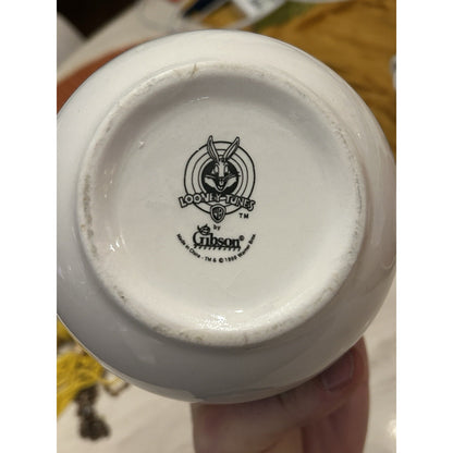 Gibson Looney Tunes Tweety & Sylvester Ceramic Cup Collectible 1998