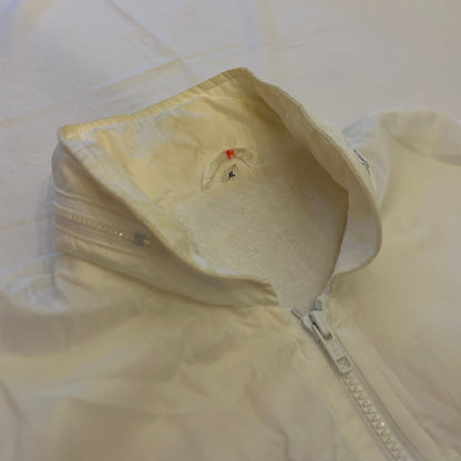 Vintage 90s Passport to Fitness Windbreaker Jacket | XL | Blue & White