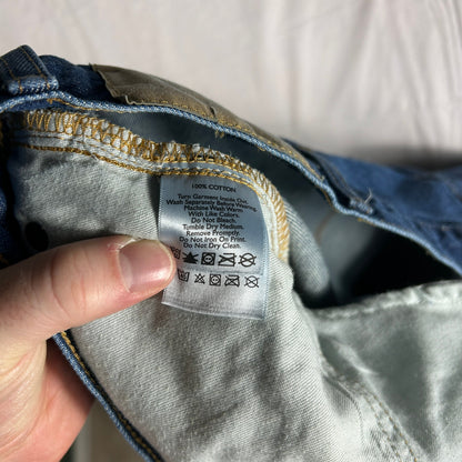 Eddie Bauer Men's Relaxed Fit Jeans - 42x32 - Fall 2014 Medium Wash Denim