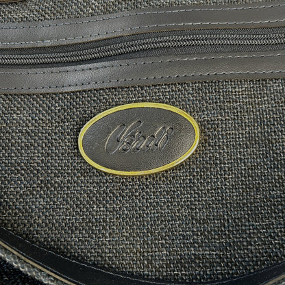 Vitali Black Duffle Bag Adjustable Straps Zipper Closure Carry Handles Unisex