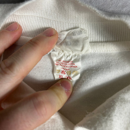 Vintage 90s Spider Bay Marina Little Current Polo Shirt, White Single Stitch, XL