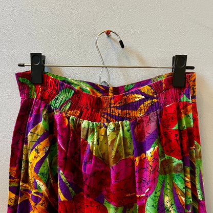 Vintage City Girl Sport Maxi Skirt Small Boho Funky
