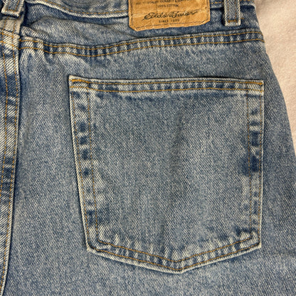 Eddie Bauer Classic Fit Light Wash Jeans, Men’s 35x30, Heavyweight Denim E4433