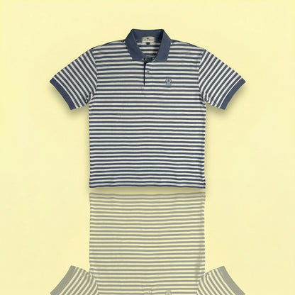 Vintage Sope Creek Striped Polo Shirt - Men's Large - Indian River Plantation Florida - Made in USA