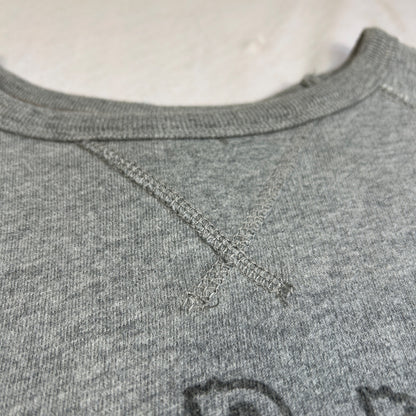 Disney Parks Authentic Original Mickey Mouse Raglan Sweatshirt, Gray, Size Large