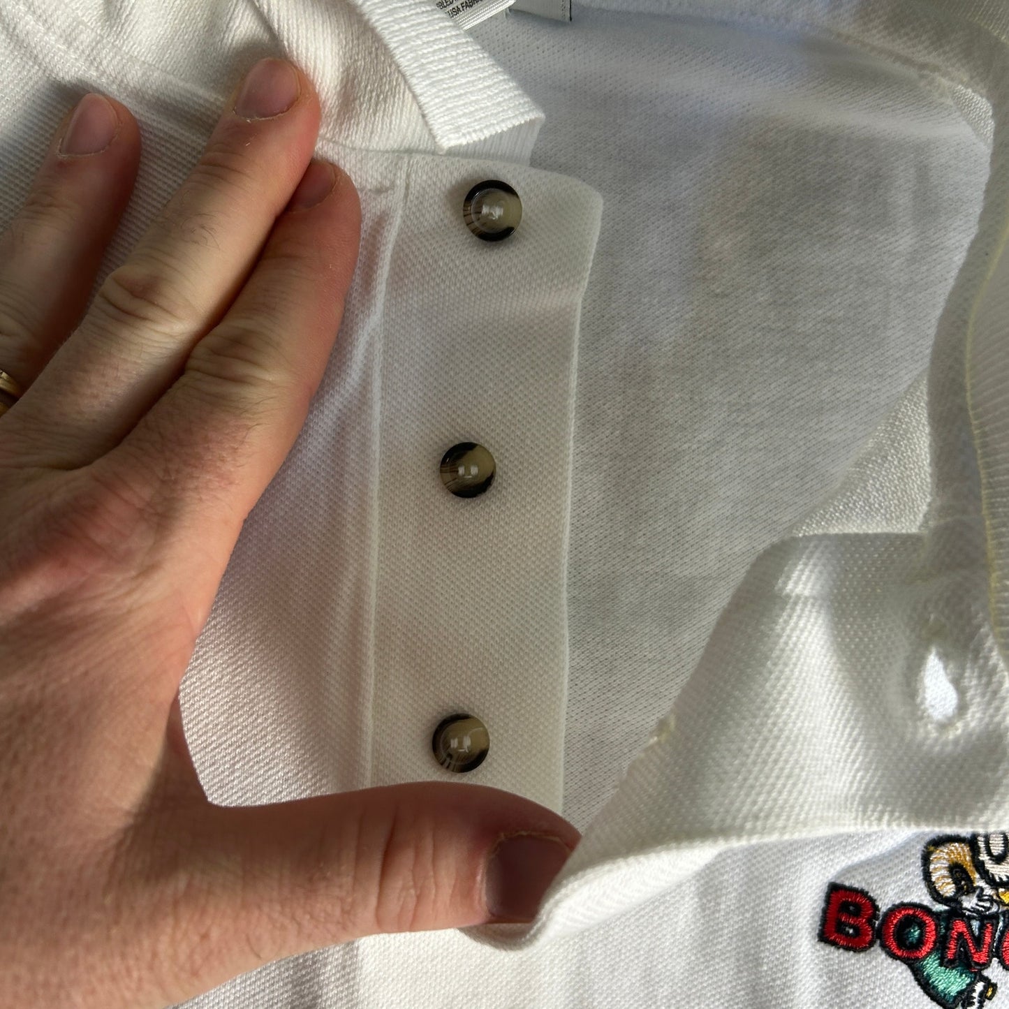 Bongos Cuban Cafe Orlando Miami Polo Mens Size XL White