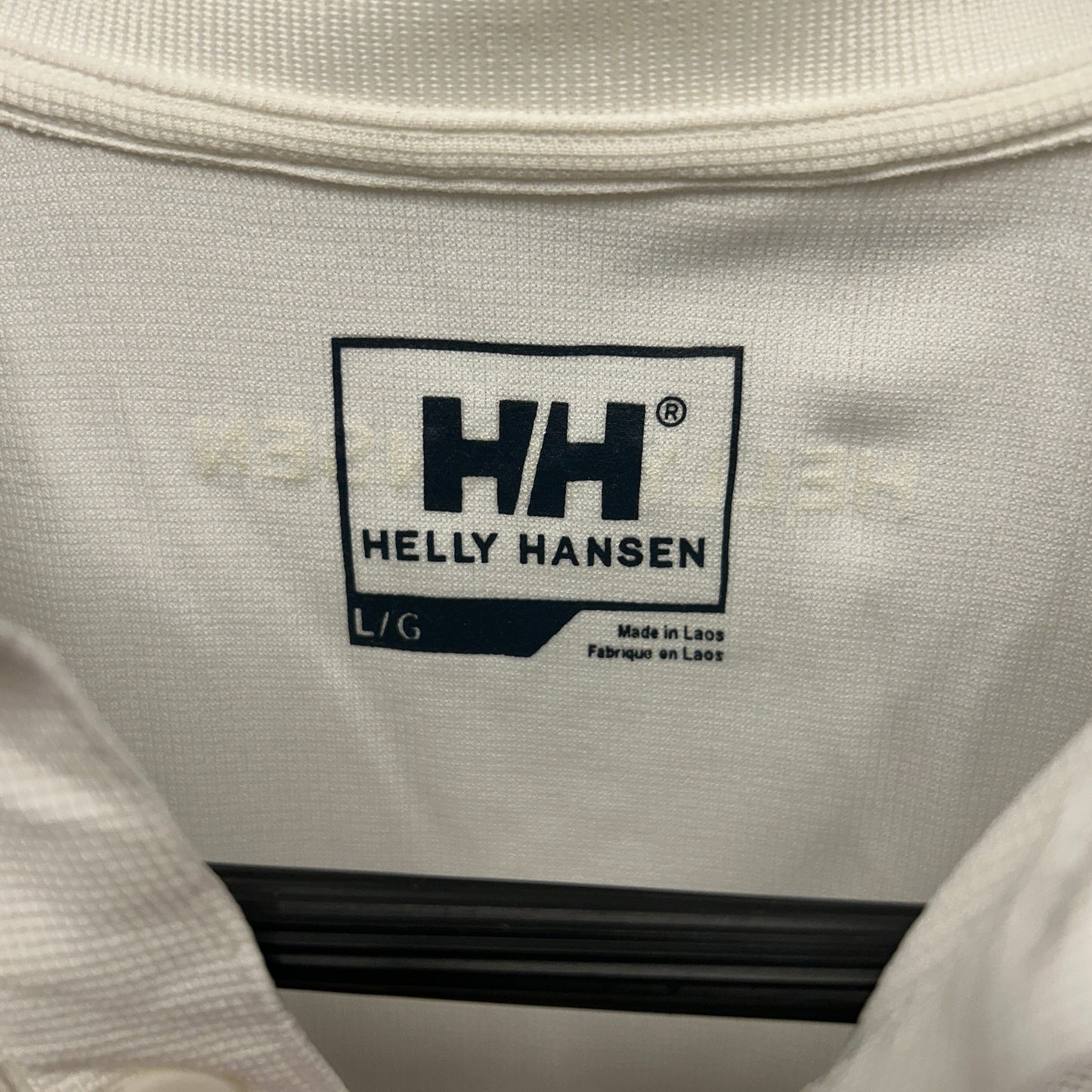 Helly Hansen Men's L NWT White Polo Shirt Northwestern Logo