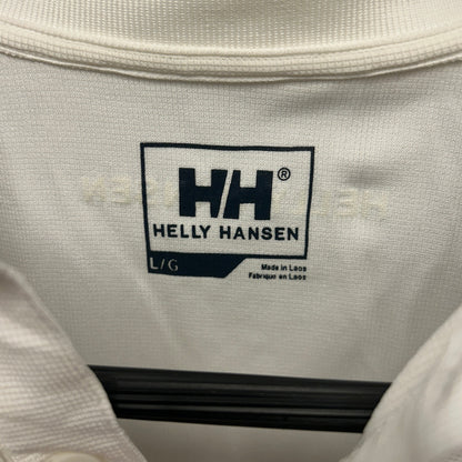 Helly Hansen Men's L NWT White Polo Shirt Northwestern Logo