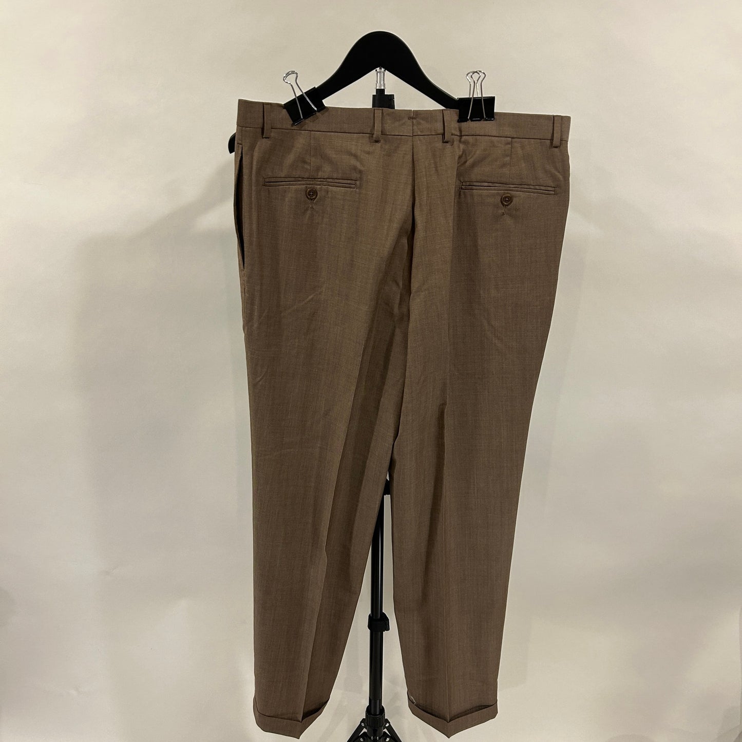 NWT Daniel Cremieux Signature Collection Pleated Dress Pants - 36x30 - Tan