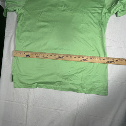 Peter Millar Men's Large Green Golf Polo Shirt - Crown Sport Summer Performance