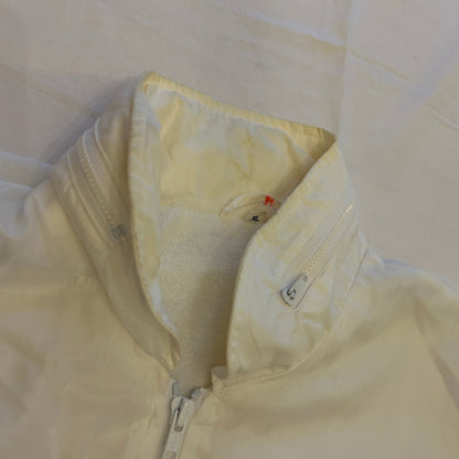 Vintage 90s Passport to Fitness Windbreaker Jacket | XL | Blue & White