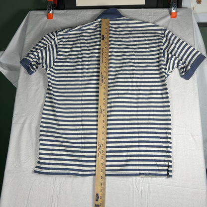 Vintage Sope Creek Striped Polo Shirt - Men's Large - Indian River Plantation Florida - Made in USA