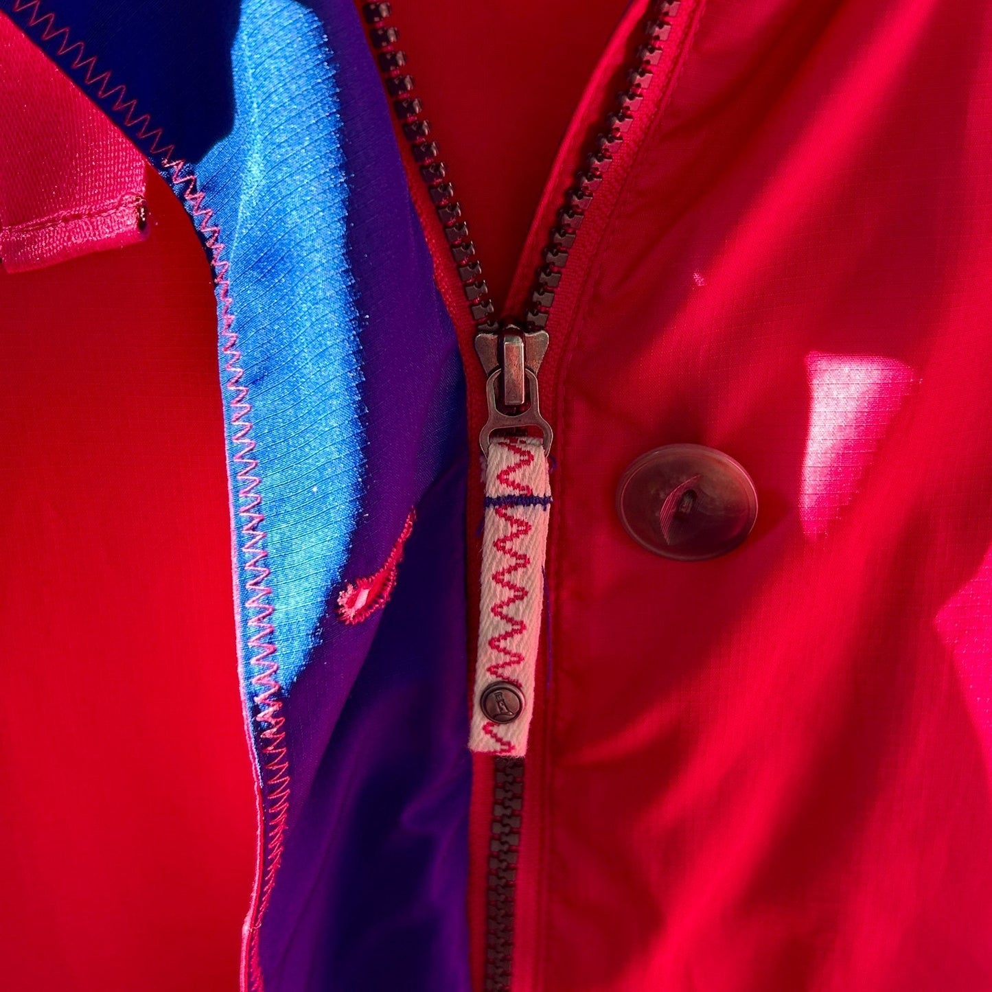 Lands' End Women's Squall Rain Jacket – Vibrant Pink – Size Small (6-8)