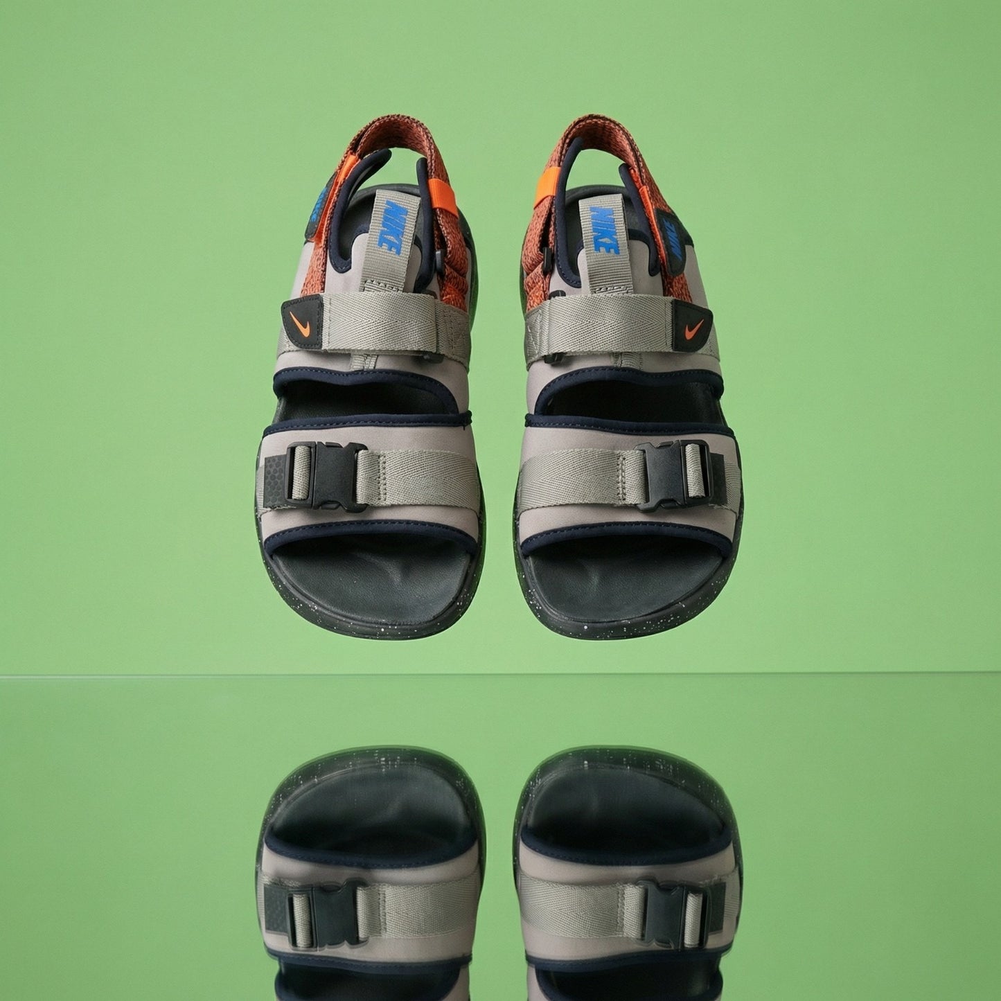 Nike Canyon Sandal "Moon Fossil Orange", US Mens 9, Pre-Owned
