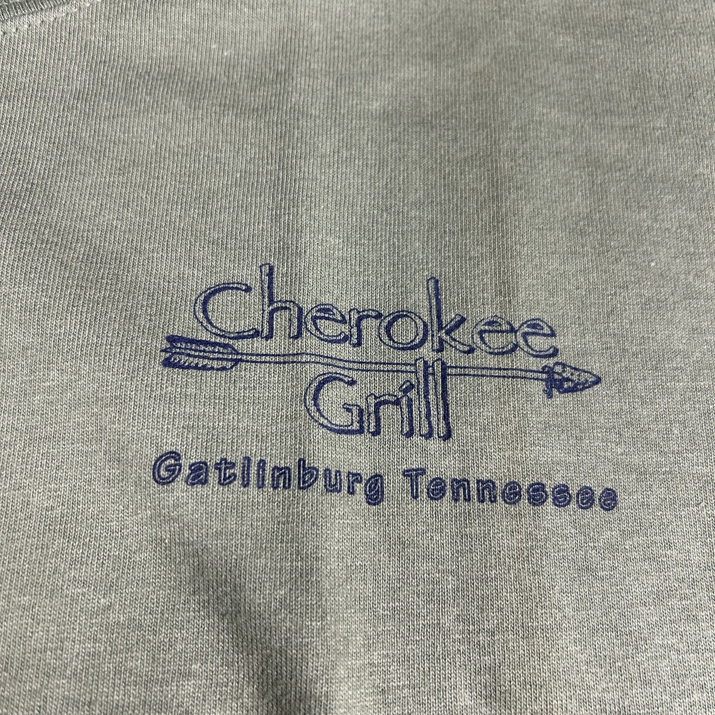 NWT Cherokee Grill Gatlinburg TN T-Shirt - Men's XL - Olive Green - Smoky Mountains