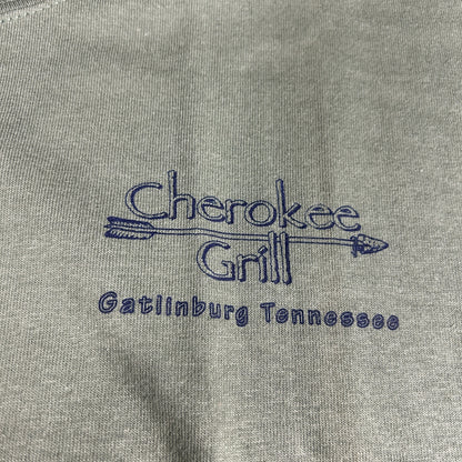 NWT Cherokee Grill Gatlinburg TN T-Shirt - Men's XL - Olive Green - Smoky Mountains