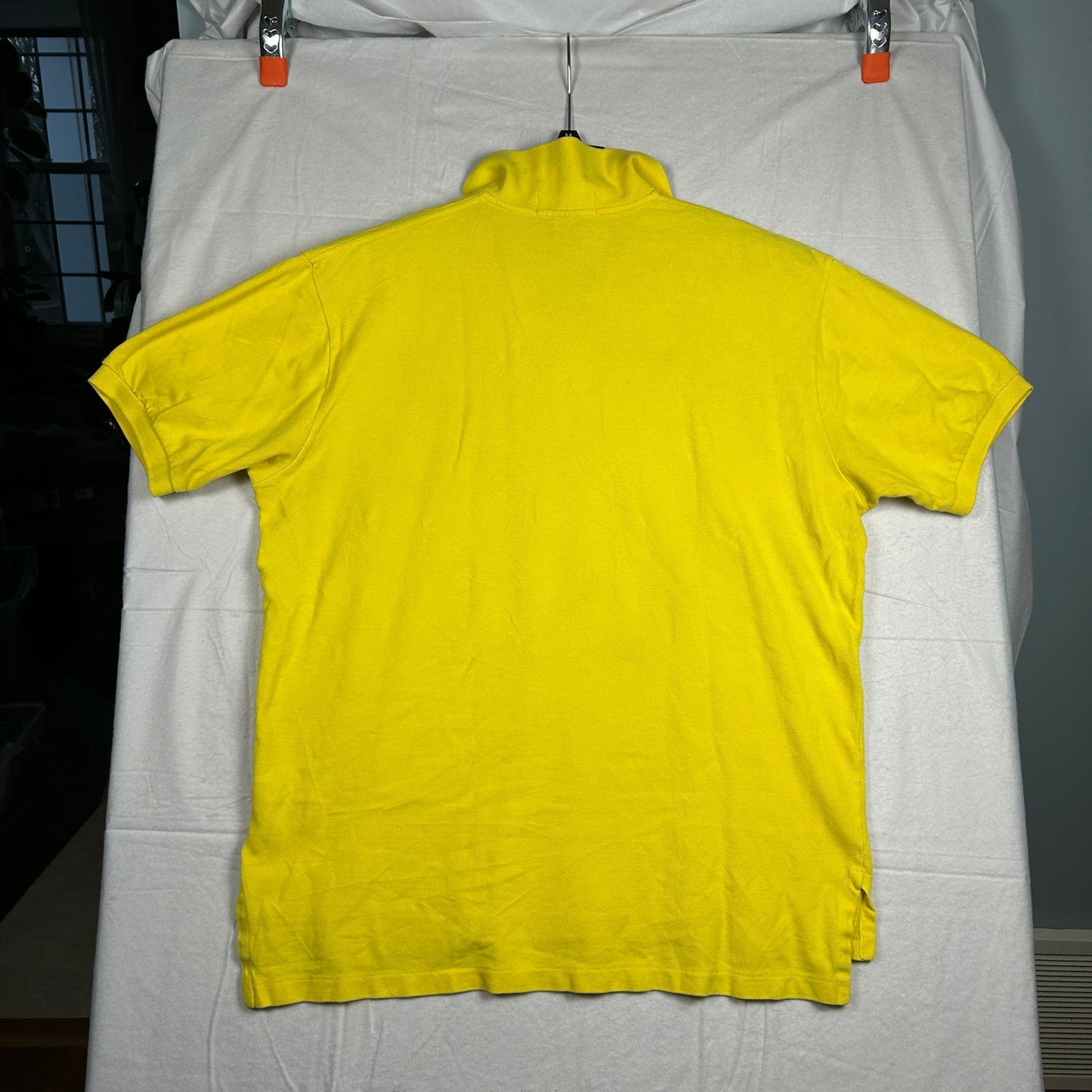Vintage Polo Ralph Lauren Men’s Pique Polo Shirt - Canary Yellow - Size Large