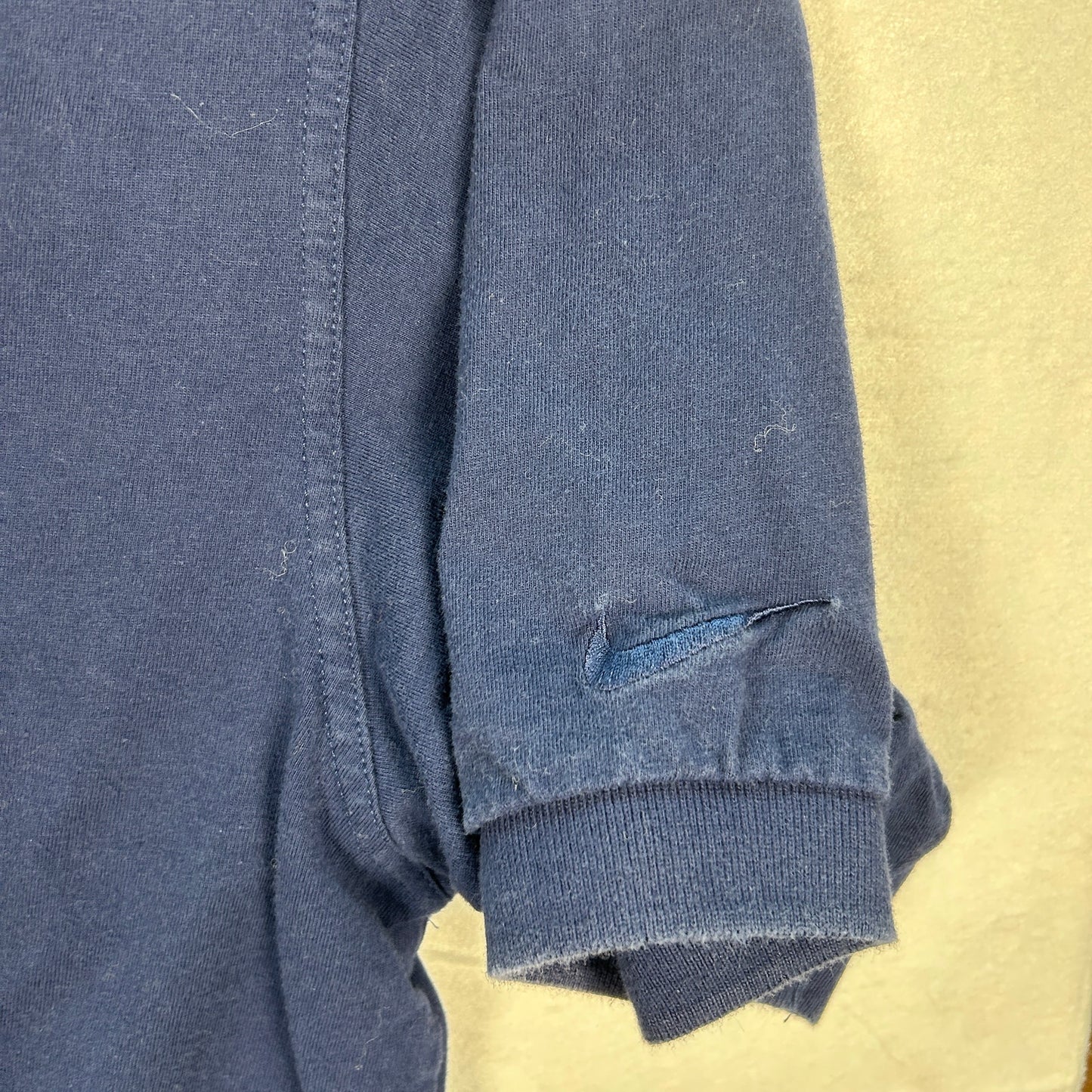 Vintage Nike Golf Men’s Polo Shirt, Navy Blue, Indian River Plantation, Large