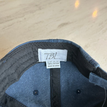 Vintage TBL Jamaica Souvenir Hat - Washed Navy Blue Denim - Palm Tree Logo