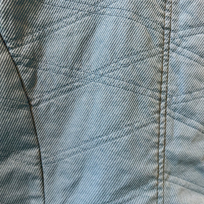 Magellan Outdoors Women's Medium Vest Blue Corduroy Zip