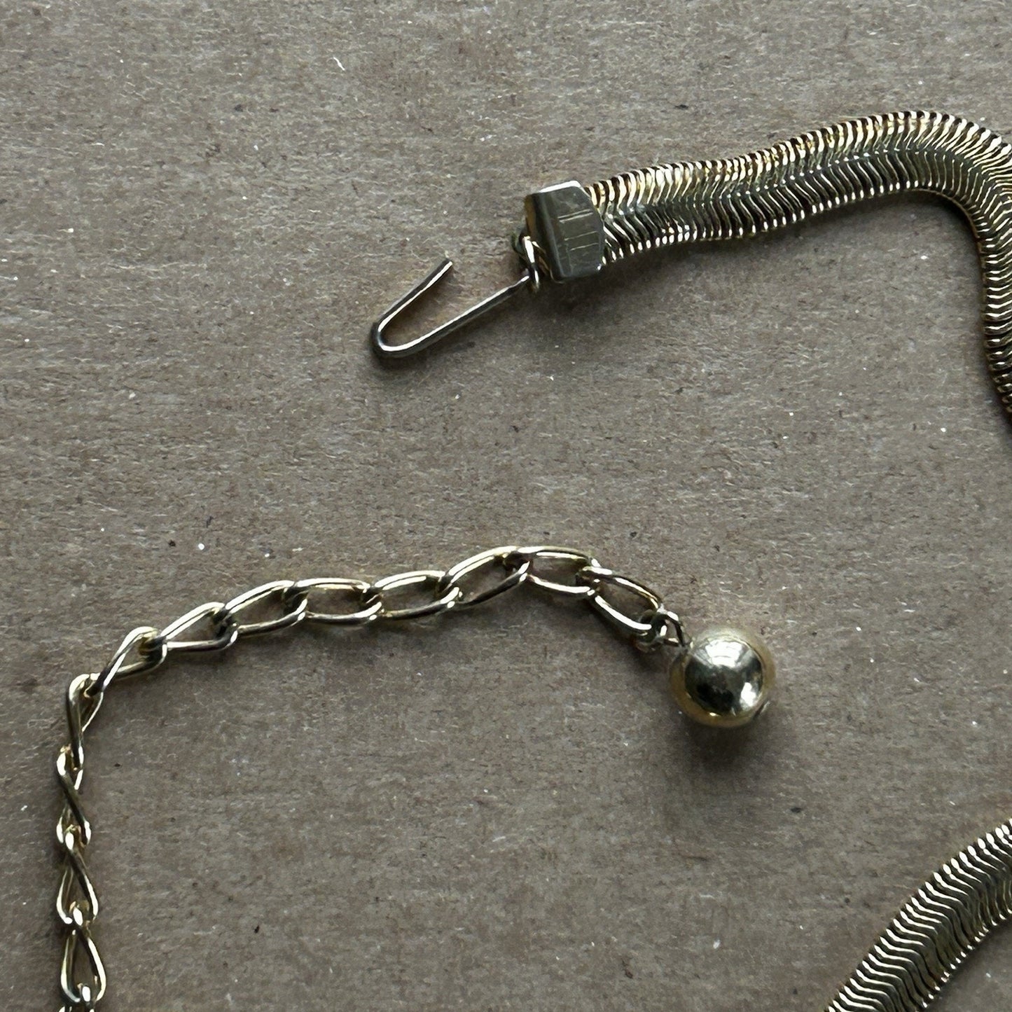 Park Lane Gold Tone Snake Chain Necklace with Imitation Pearl Pendant
