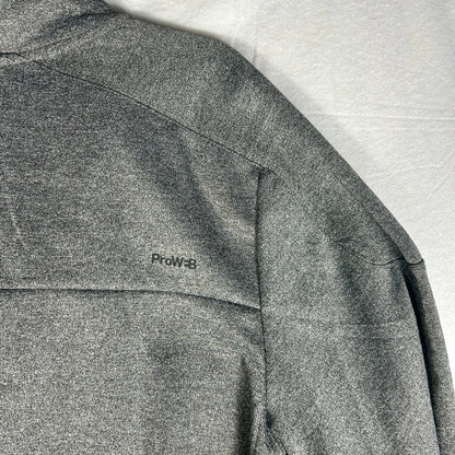 Spyder Men's Large Gray Full-Zip Jacket - NWT Performance Technical Shell
